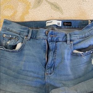 Garage jean shorts